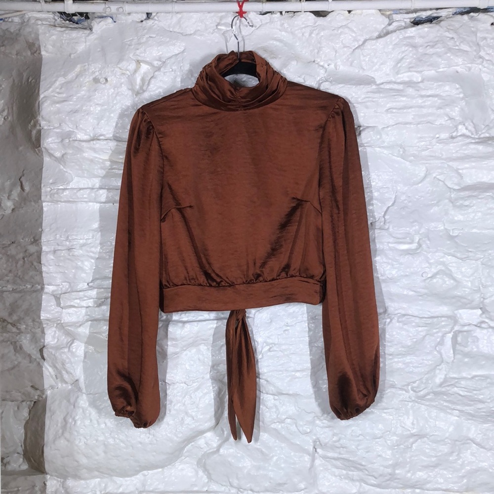 Nasty Gal collection backless cropped top